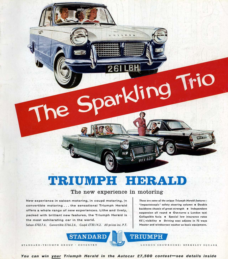 Illustration for article titled British Postwar Car Ads